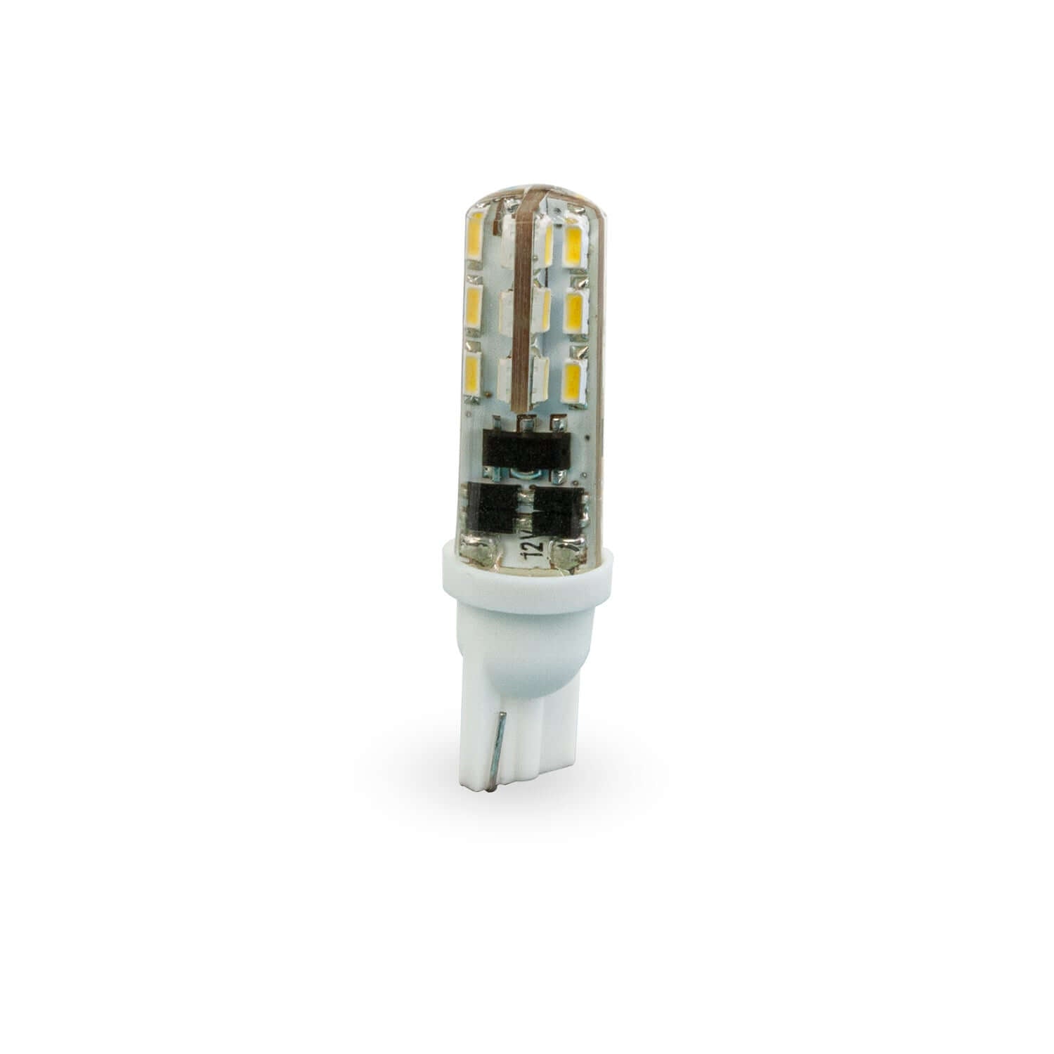 T10 Wedge Base LED Bulb – 12V 1W 6000K Cool White – GekPower