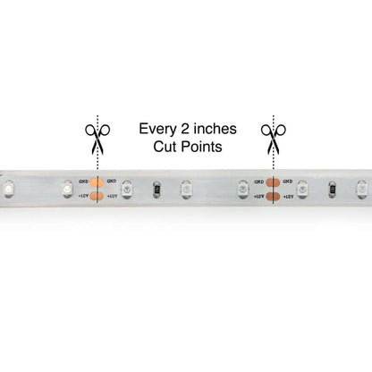 5M Green LED Strip Light - Waterproof 3528 SMD