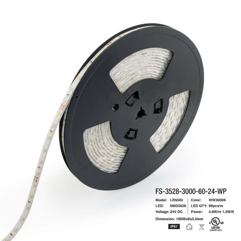 666561409340 - 10M Outdoor LED Strip Light 3528 - IP67 Waterproof