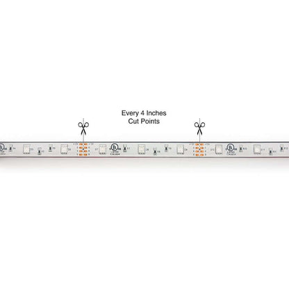 10M(32.8ft) Waterproof LED Strip 5050, 12V 2(w/ft) RGB - GekPower