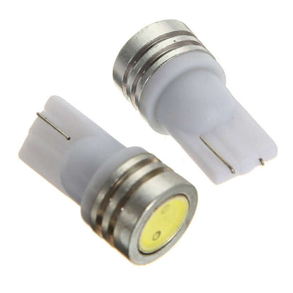 T10 Wedge Base LED Bulb COB 12V 1W 6000K (Cool White)