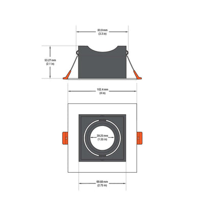 VBD-MTR-75T Low Voltage IC Rated LED Downlight