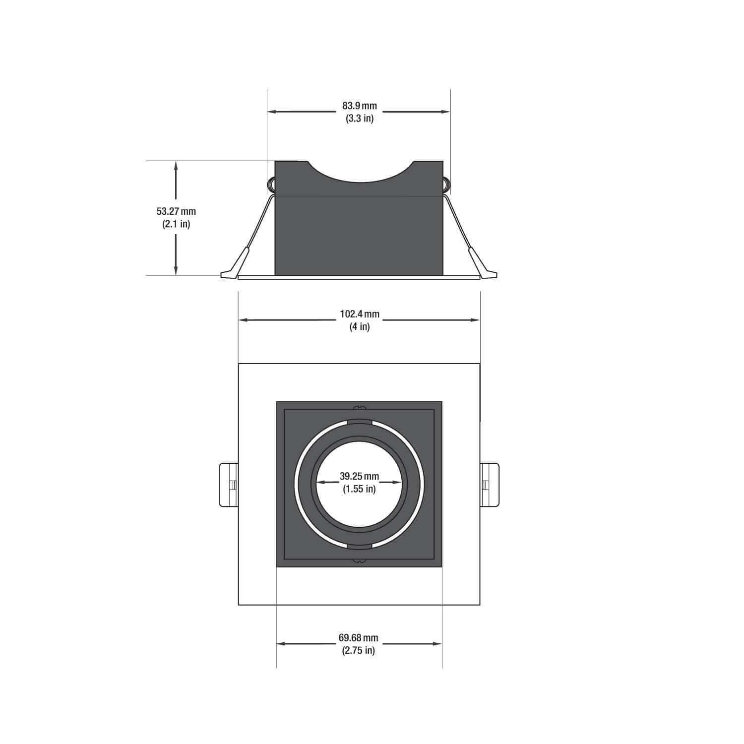VBD-MTR-76T Low Voltage IC Rated LED Downlight