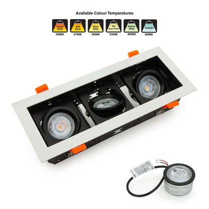 VBD-MTR-77T 9" White LED Downlight Fixture
