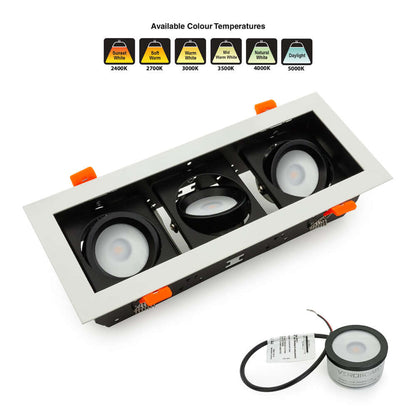 VBD-MTR-77T 9" White LED Downlight Fixture