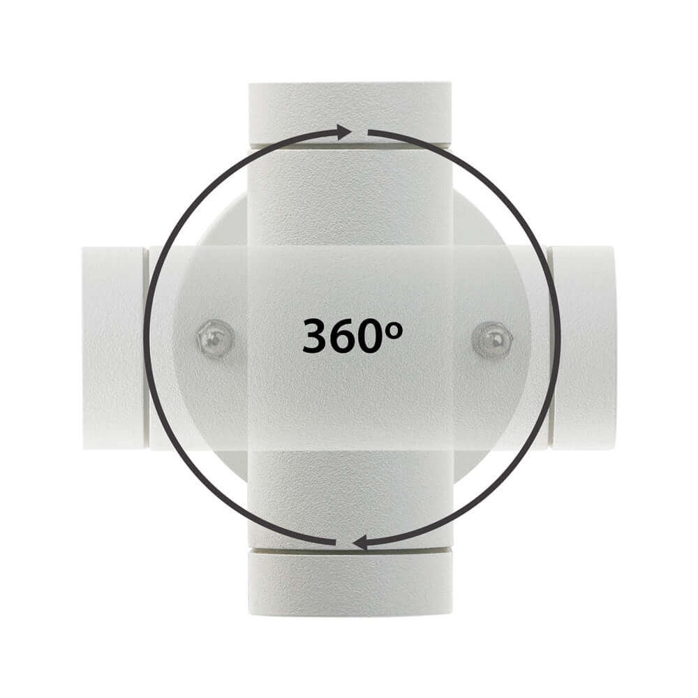 B7ZA0256 White LED Outdoor Wall Light - 24V 2.2W