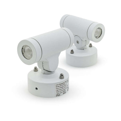 B7ZA0256 White LED Outdoor Wall Light - 24V 2.2W