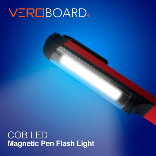 COB LED Magnetic Flashlight - 200 Lumens Pocket Penlight