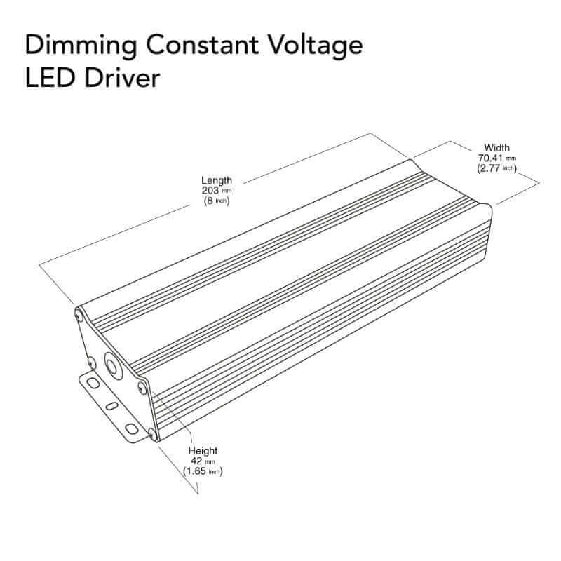 666561415730 - VBD-012-096DM Triac Dimmable LED Driver 12V 96W