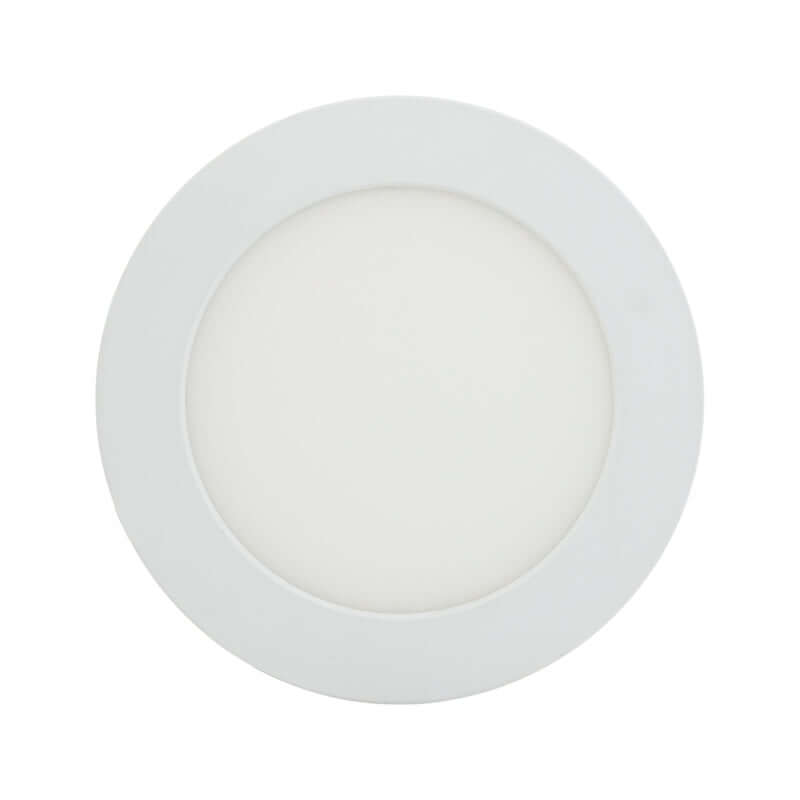 5 inch Round Recessed LED Panel Light / Downlight / Ceiling Light 120V 6W 4000K(Natural White), gekpower