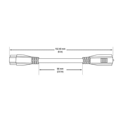 T5 Bar Flex Connector - 3 Inch Lighting Solution