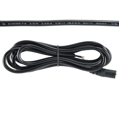 2.1mm Male Connector Cable with 6.5ft 18AWG Wire