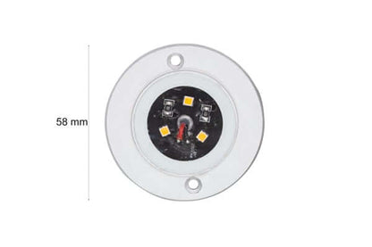 UL-1021-0300-A-C2 LED Deck And Wall Light, 24V 3W Two way Light - GekPower