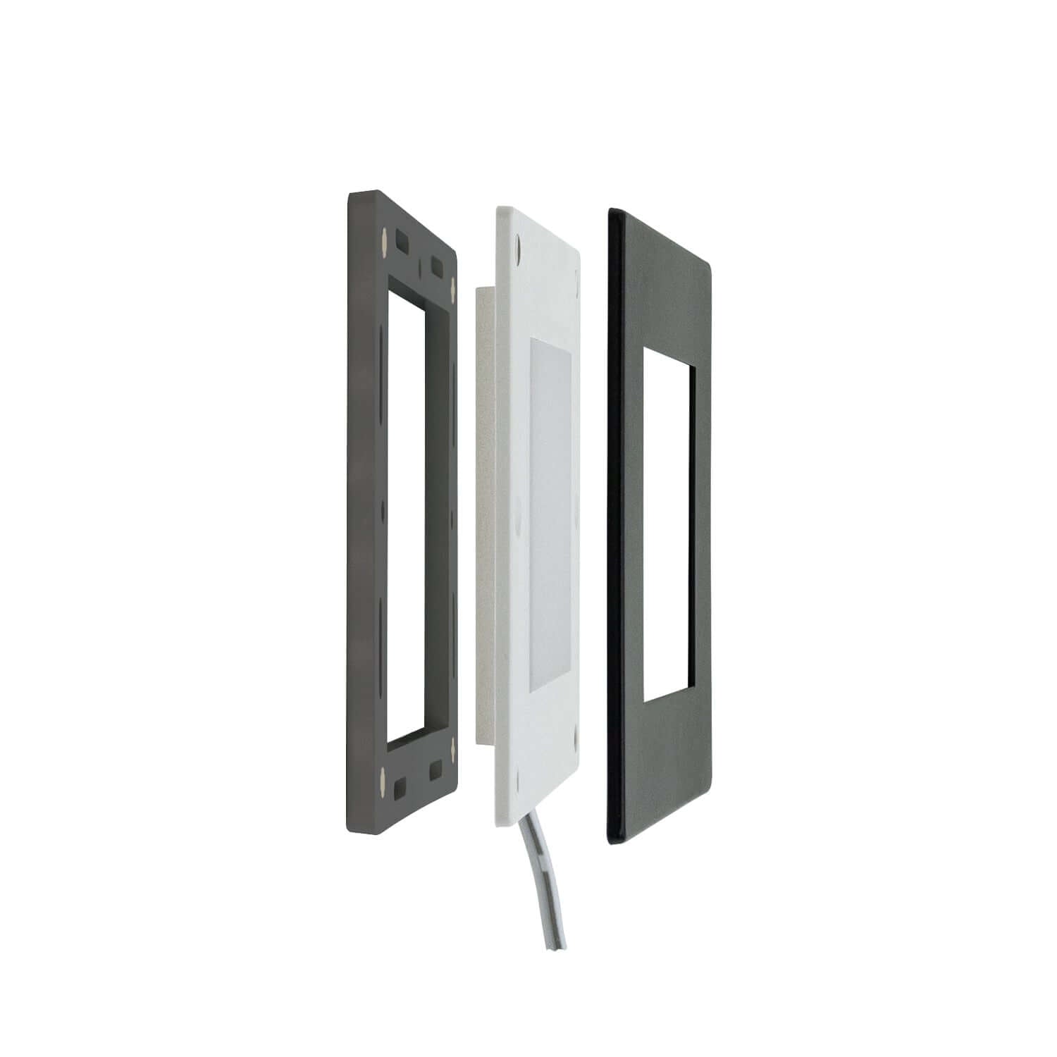 AD-107T Square Cabinet Lights - 12V 2.2W Black