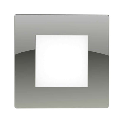 6 inch Square Flat LED Panel light, 12W 5CCT with FT6 rated wire