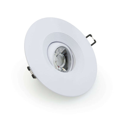 4" Round Gimbal Dimmable LED Downlight | 120V 8W
