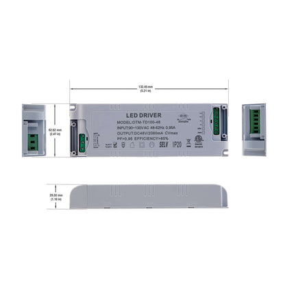 OTM-TD100-48 100W 0-10V Dimmable LED Driver