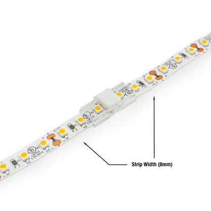 8mm LED Strip to Strip Connectors - Pack of 5