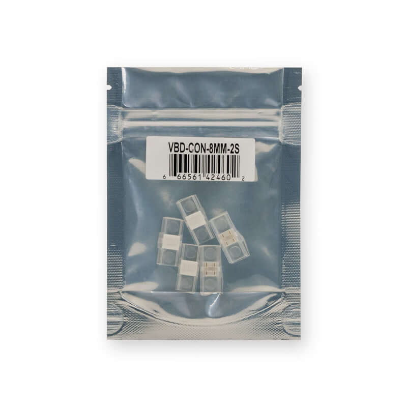 8mm LED Strip to Strip Connectors - Pack of 5