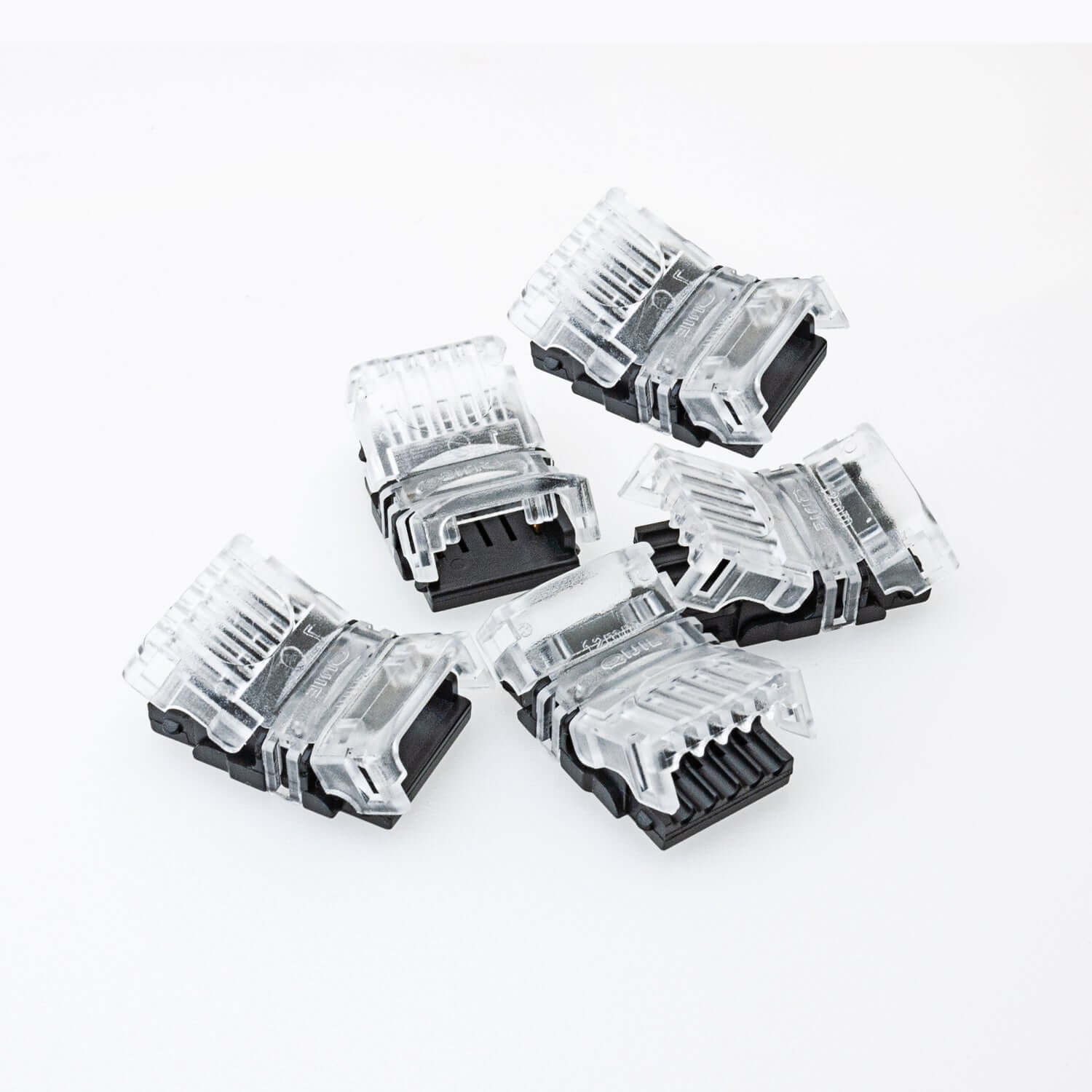 12mm LED Strip to Wire Connectors (Pack of 5)