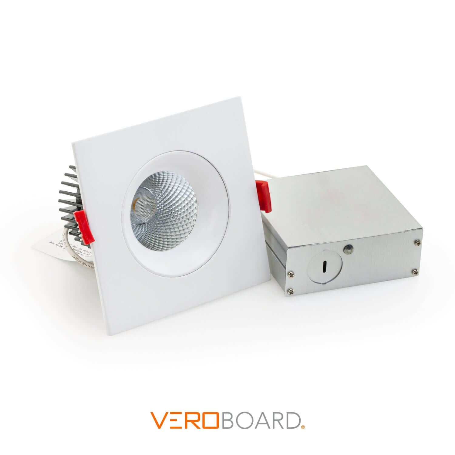 3.5 inch Regressed Square Gimbal Recessed LED Downlight / Ceiling light AD-35S12W-5CCTWH-REY-SQ, (5CCT) 120V 12W, gekpower
