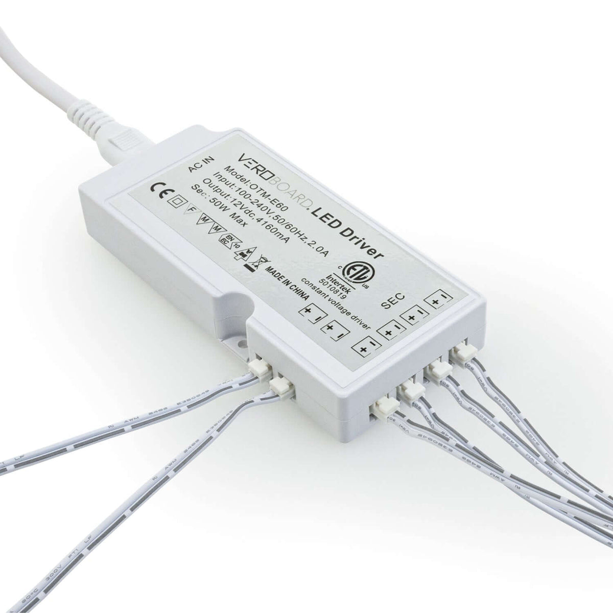 Non-Dimmable LED Driver 6-way Output Plugin Power Supply – GekPower