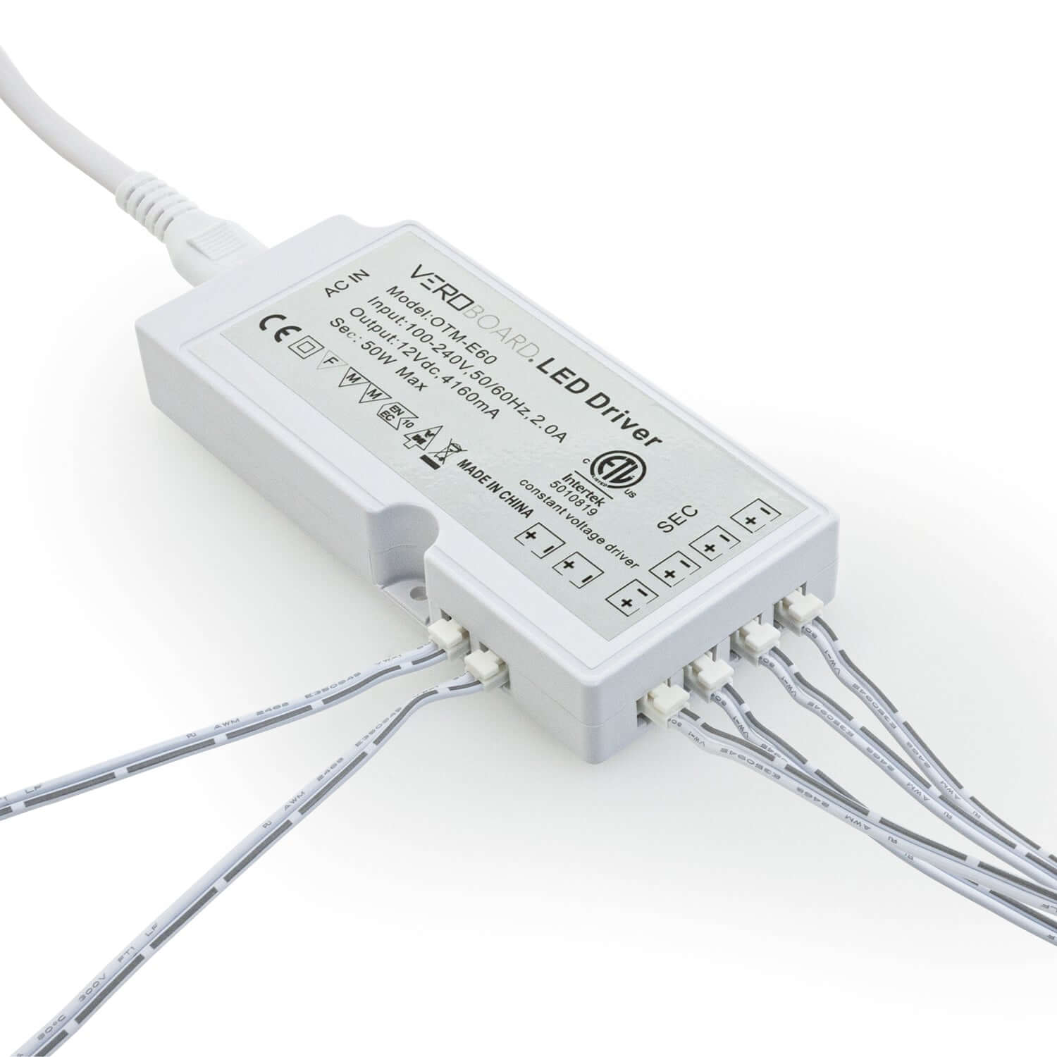 OTM-E60 Non-Dimmable LED Driver - 6-way Output