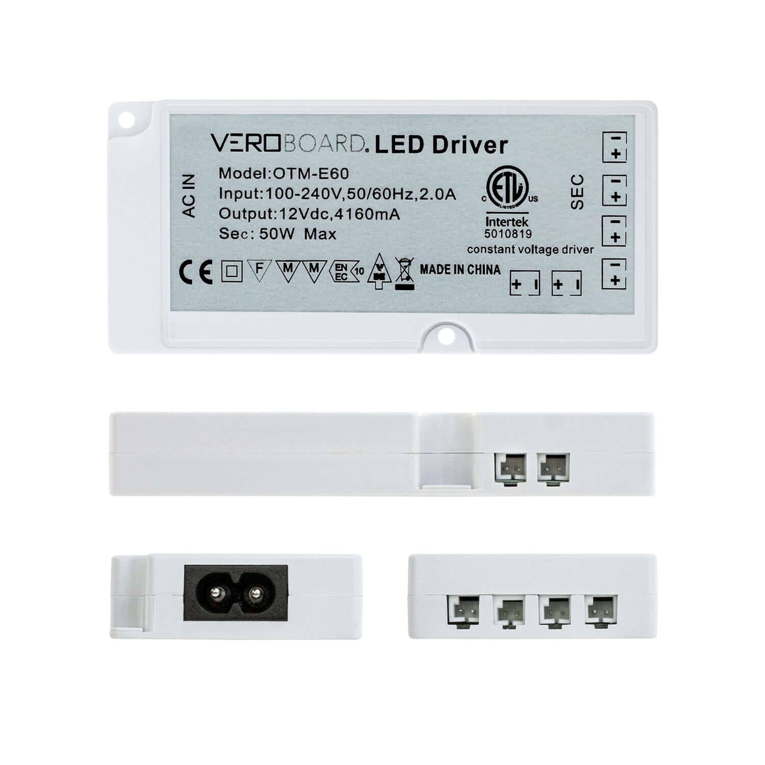 OTM-E60 Non-Dimmable LED Driver - 6-way Output