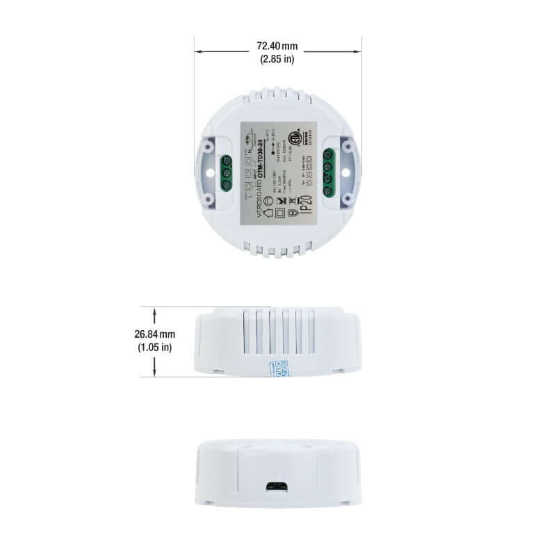 OTM-TD30-24 Dimmable LED Driver 24V 30W