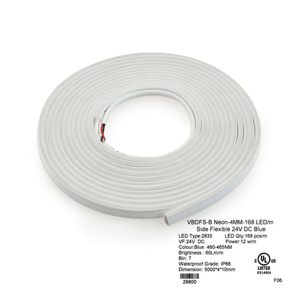 5M Blue LED Neon Light Strip - VBDFS-B