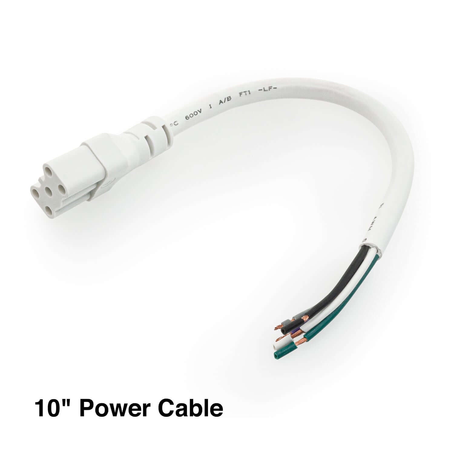 5-Pin Male Connector Cable - 10in for Linear Lights