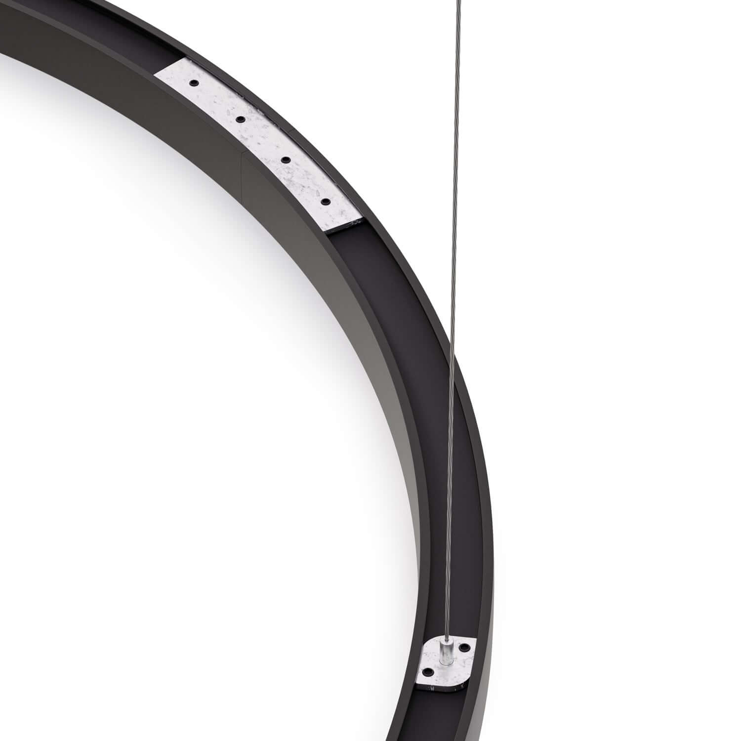 666561426354 - Round Aluminum LED Channel for LED Strips 90cm