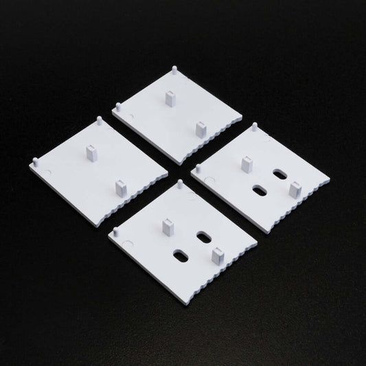 LED Channel Endcaps VBD-ENCH-WC2 - Pack of 4