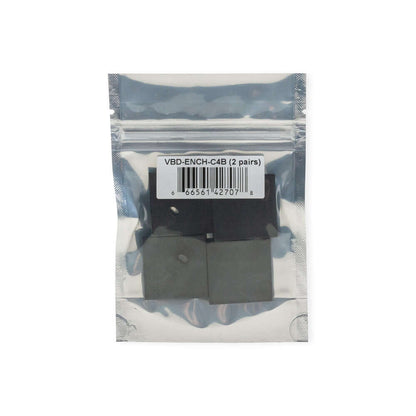 LED Channel Endcaps VBD-ENCH-C4B - Pack of 4