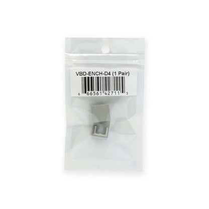 LED Channel Endcaps VBD-ENCH-D4 - Pack of 2