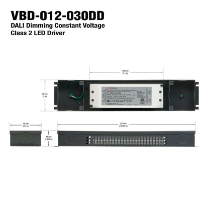 VBD-012-030DD Dali Dimmable LED Driver 12V 30W