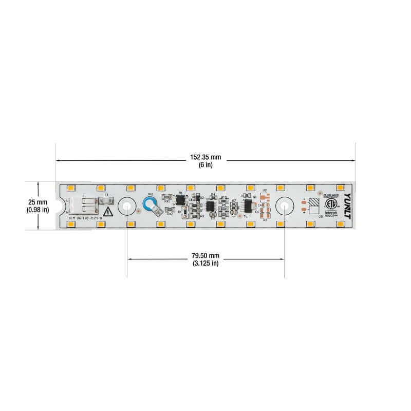 666561427955 - 6 Inch Slim ZEGA LED Module 12W Warm White 3000K
