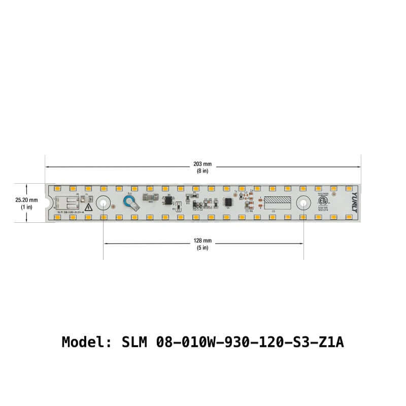 666561427986 - 8" Slim ZEGA LED Module SLM 08-010W 10W 3000K