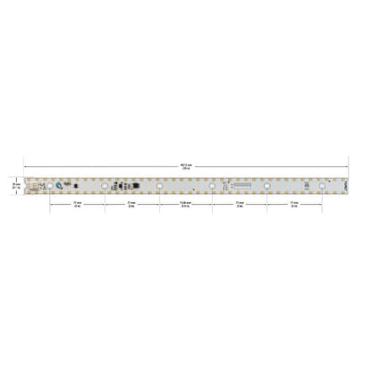 18 inch Slim ZEGA LED Module SLM 18-020W-930-120-S3-Z1B, 120V 20W 3000K(Warm White), gekpower