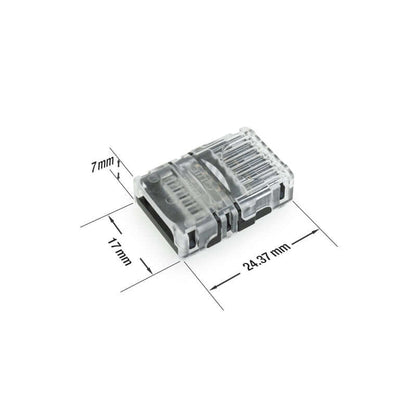 12mm LED Strip to Wire Connectors - Pack of 3