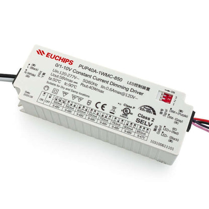 40W 0-10V Dimmable LED Driver PUP40A-1WMC-850