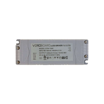 OTM-TD60 Constant Current LED Driver, 1000mA 42-48VDC = LD048H-CU10048-M48E - GekPower