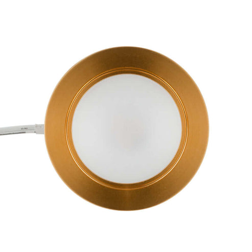 Gold Round LED under Cabinet Lights 12V or 24V – GekPower