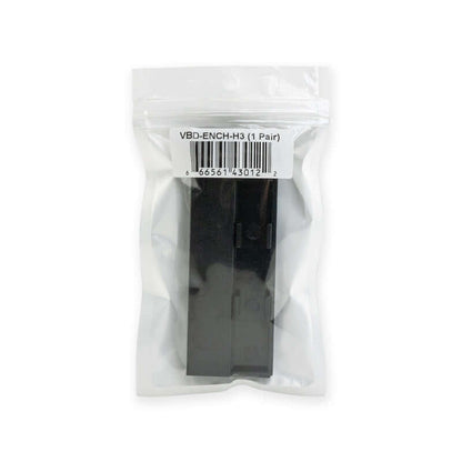 LED Channel Endcaps VBD-ENCH-H3 - Pack of 2
