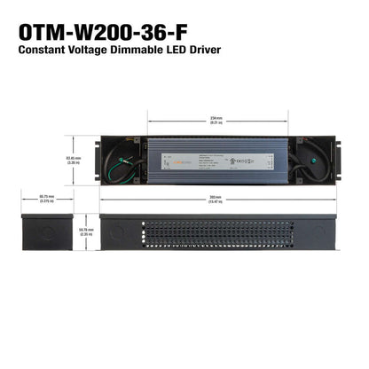 OTM-W200-36F 0-10V Dimming LED Driver 200W