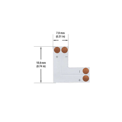 VBD-FPC8-L2A PCB L Shape Connector - Pack of 3