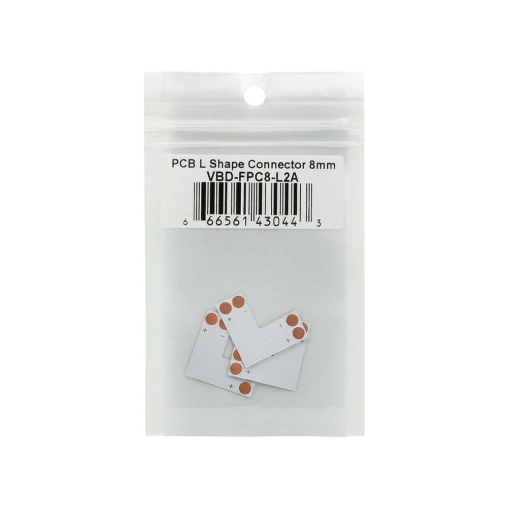 VBD-FPC8-L2A PCB L Shape Connector - Pack of 3