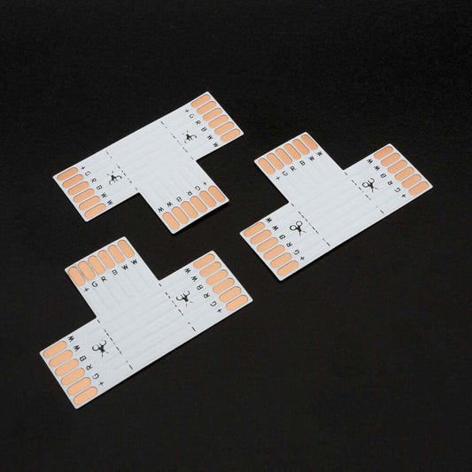 VBD-FPC12-T6A PCB 3 Way Connector for WRGBWW Strip