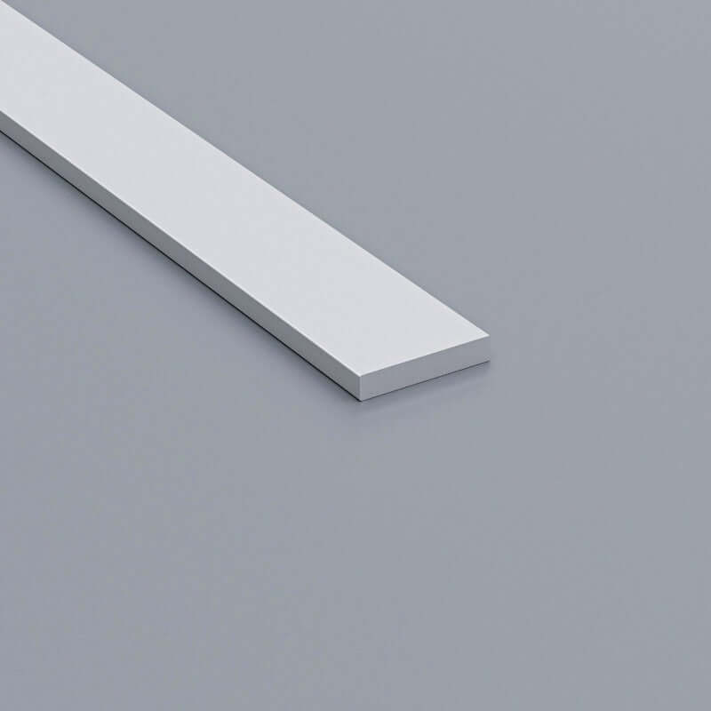 1/2 Inch Aluminum LED Flat Bar for LED Strips 6.5ft