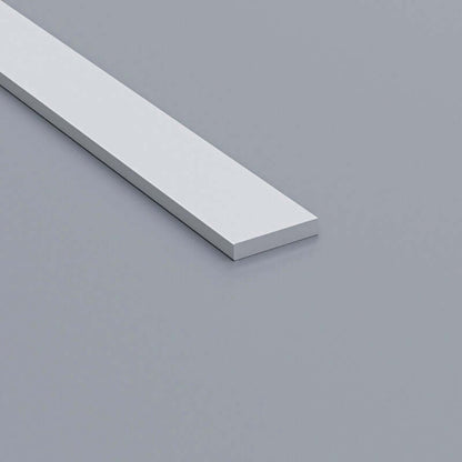 1/2 Inch Aluminum LED Flat Bar for LED Strips 6.5ft